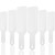 Boao 6 Pack Plastic White 9 x 2 Inch Hair Combs, Heat Resistant Anti-Static Flat Top Barber Clipper Combs for Clipper Cuts and Flattops