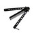 Harlorki Sport Indoor Outdoor Use Mini Portable Foldable Stainless Steel Practice Training Butterfly Comb Hair Styling Tools Accessory