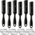 6 Pieces Hair Cutting and Thinning Razor Comb Set with 20 Razors, Dual-Side Slim Haircut Tool