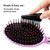 Yaomiao 2 Pcs Hair Brush Cleaner Tool 2 in 1 for Pick Cleaning & Detangling Combs Nylon Brushes, Mini Brush Cleaning Tool for Women and Men, Beauty a