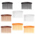 8 Pieces Plastic Hair Side Combs 17 Teeth Hair Clip Comb Straight & Wave Teeth Hair Combs Tortoise Side Combs Bridal Wedding Veil Comb for Women, Dif