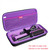 Hermitshell Hard Travel Case for TYMO Ring Hair Straightener Comb Straightening Brush (Black+Rosy)
