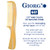 Giorgio G37 Large Coarse Detangler Comb, Wide Teeth for Thick, Curly, or Wavy Hair  For Wet and Dry Use, Handmade Rake Saw-Cut from Polished Cellulo