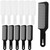 Boao 12 Pieces Barber Combs, Plastic, Clipper Combs for Clipper-cuts and Flattops, Heat Resistant, Anti-static, 9 Inch, Black and White