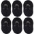 Portable Grooming Set: Plastic Massage Combs, Beard Brush, Scalp Shampoo Brush, and Pet Grooming Brushes for Home and Travel (6 Pack)