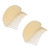2PCS Beige Charming BUMP IT UP Volume Inserts - Beehive Hair Styler Shaper, Bouffant Padding Bun Maker, Hair Styling DIY Beauty Tool for Women