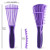 BESTOOL Detangling Brush for Natural Hair, Detangler for 3/4abc Curly, Coily, Kinky Hair, Detangle Wet/Dry Easily with No Pain (Purple)