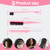 SWEET VIEW 3 Pcs Slick Back Hair Brush, Rat Tail Comb, Edge | Bristle Brush, Hair Accessories for Girls, Kids, Toddlers Sleek Ponytail/Bun, Edge Cont