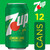7UP Lemon Lime Soda, 12 fl oz cans, 12 pack