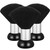 Patelai 3 Pcs Barber Neck Duster Brush for Hair Cutting and Cleaning Large Neck Duster with Plastic Handle Grip for Sweeping Hair Around Face Barber