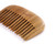 Breezelike Sandalwood Beard Comb - Wide Tooth Pocket Comb - No Static Natural Aroma Wooden Grooming Comb for Men