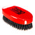 Torino Pro Wave Brush - Medium Hard Oval Palm/Military Bristle Brush - 360 Waves - Red
