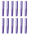 Allegro Combs 420 Barber Set: 12 Hair Cutting and Styling Combs in Purple - Pocket Combs for Stylists
