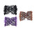 LOVEF 3pcs Elastic Double Hair Comb Clips - Stretchy Fashion Magic Hairpins, Headbands for Stylish Hairstyles