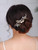 Denifery Gold Small Bridal Hair Comb Clip Pin Rhinestone Pearl Wedding Hair Accessories for Bride Bridesmaid