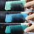 3 Sizes Premium Highlighting Comb Set Professional Weaving Styling With Rat Tail Comb Nylon Teasing Heat Resistant For Hair Salon Barbershop Home(Blu
