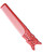 YS Park 209 Barber Comb - Red