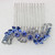 Faship Blue Crystal Hair Comb
