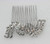Faship Gorgeous Clear Crystal Floral Hair Comb