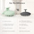 Sndyi Silicone Scalp Massager Shampoo Brush, Hair Scrubber with Soft Silicone Bristles, Scalp Scrubber/Exfoliator for Dandruff Removal, Wet Dry Scalp