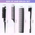 4Pcs Hair Brush Styling Combs Set, Anmieciu Bristle Hair Edge Brush, Teasing Brush Comb, Rat Tail Comb and Wide Tooth Comb for Women Girls Men Combin