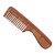 Pure Neem Comb with Handle for Thick Hair - Wide Tooth