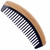 Breezelike Hair Comb - Wide Tooth Wooden Detangling Comb for Curly Hair - No Static Sandalwood Buffalo Horn Comb for Men and Women