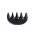 Breezelike Wide Tooth Hair Comb - No Static Mini Pocket Comb for Massage - Natural Black Buffalo Horn Comb