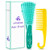 Detangling Hair Brush,Hair Detangler Brush and Wide Tooth Comb Set for Black Natural Curly Wet Dry Thick Straight Long Hair, Afro American Type 3a-4c