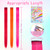 24PC Colored Clip in Hair Extension Age 4 5 6 7 8-10-12 Year Old, Easter Basket Stuffers Gifts for Girls 20Inch Colorful Hair Accessories Rainbow Hai