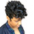 BingSing Natural Black Short Pixie Cut Wigs for Black Women Replacement Curly Hair Wigs Short Black Layered Pixie Wig With Bangs Wig for Black Women