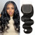Selina Lace Closure 18 Inch Brazilian Body Wave Closure Free Part Lace Closure 4X4 Unprocessed Human Hair Natural Black Color Virgin Human Hair 18 In