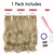Daimeisy Classic Clip in Hair Extensions Light Blonde & Bleach Blonde 24" 220g Wavy Curly Long Adjustable Full Head Clip-In Hair Extensions