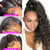 premier 360 Bouncy Body Wave Human Hair Lace Front Wigs for Black Women 360 Lace Front Wigs with Baby Hair, Brazilian Remy Human Hair 360 Lace Wigs P
