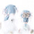 CHC FAIRY New Straight Pink Blue Color Cosplay Wigs Lolita Harajuku Wig Hair Long curly Wig for women (Blue white)