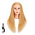 Traininghead 24"-26" 100% Human hair Mannequin head Training Head Cosmetology Manikin Head Doll Head with free Clamp (Golden)