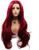 xiweiya Heat Resistant High Temperature Fiber Hair Long Natural Wave Orange Auburn Copper Red Synthetic Lace Front Wig for Women Long Body Wave Hair