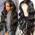 IUPin 26inch Pre Plucked Long Body Wave HD Lace Closure Wigs Human Hair Lace Closure Wig Wear and Go Glueless Wigs for Black Women Unprocessed Brazil