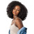 Sensationnel Curls Kinksandco Half Wig - The Rule Breaker Instant Weave Drawstring Cap for Natural 3C to 4C Hair Textures (F1B/30)
