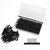Wig Combs and Clips - 100 Pcs 7-Teeth Black Wig Accessories for Securing and Making Wigs