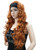 Wiginway 3/4 Band Headband wig Women's Fox Red Long Curly Wigs for Women ladies wigs