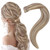 Easyouth Wrap Around Ponytail Extension Highlight Ponytail Extensions Human Hair Highlight Light Brown Mix Blonde Hair Ponytail Extension Long Straig