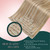Easyouth Clip in Hair Extensions Real Human Hair Highlights Clip on Hair Extension Human Hair Honey Blonde Highlight Bleach Blonde Remy Human Hair Cl
