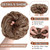 MORICA Messy Hair Bun Hair Scrunchies Extension Curly Wavy fake hair bun Synthetic Chignon hair pieces for Women(12H24#)
