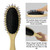 Amirce Wig Brush for Synthetic Hair, Detangling Professional Wood Handle Comb Set, WB-1