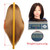 Mannequin Head with Human Hair 22-24 Inch Cosmetology Manikin Doll Head with 60% Brown Real Hair for Hairstylists Cosmetology Students Practice Styli