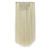 HSPJHTM Bleach Blonde Hair Extensions Clip in Hair Extension for Women Halloween 5 Pieces 22" Synthetic Long Straight Natural Thick Hair Pieces for G