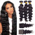 12A Loose Wave Bundles with Closure Human Hair (14 16 18+12") 100% Real Human Hair 3X Longer Lifespan 100% Unprocessed Brazilian Loose Deep Wave Huma