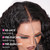 Pizazz 13x4 HD Transparent Lace Front Wigs Human Hair Pre plucked Bleached Knots with Baby Hair 12A 180 Density Brazilian Deep Wave Frontal Wigs for