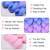 BACANA Pink Ombre Braiding Hair Extensions 3Pcs Jumbo Braiding Hair for Box Braids 24inch Blue/Purple/Pink